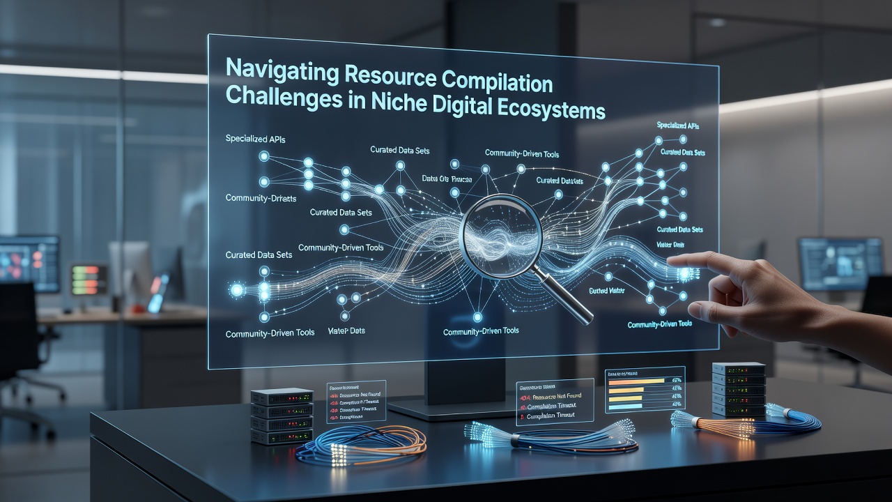 Navigating Resource Compilation Challenges in Niche Digital Ecosystems